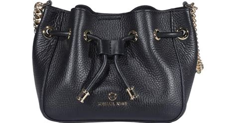 michael kors black bucket bag|Michael Kors phoebe bucket bag.